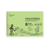 Cuaderno de música 8 pentagramas A5 20 hojas