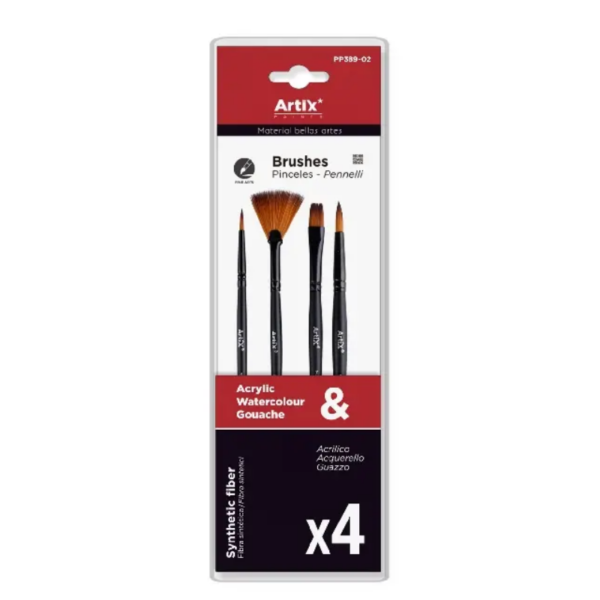Set 4 pinceles