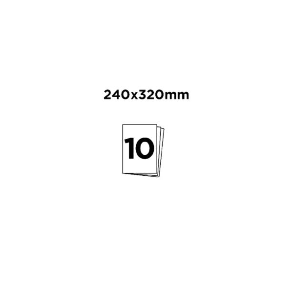 Bloc de 10 papel de seda 24x32cm - Image 3