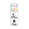 Subrayador color pastel 6 Uds. - Image 3