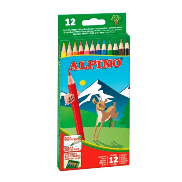 Lápices de colores Alpino 12 uds.